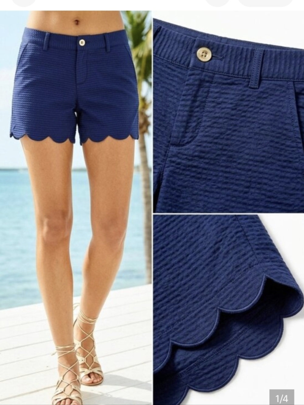 Lilly Pulitzer Buttercup Scalloped And Shorts